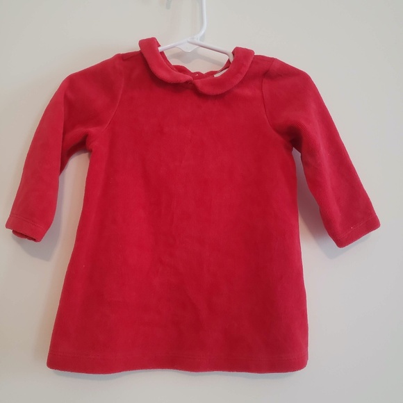 H&M 6-9 months baby girl red sweater dress - Picture 1 of 5